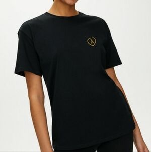 Aritzia Heart Motif Thank You Tee